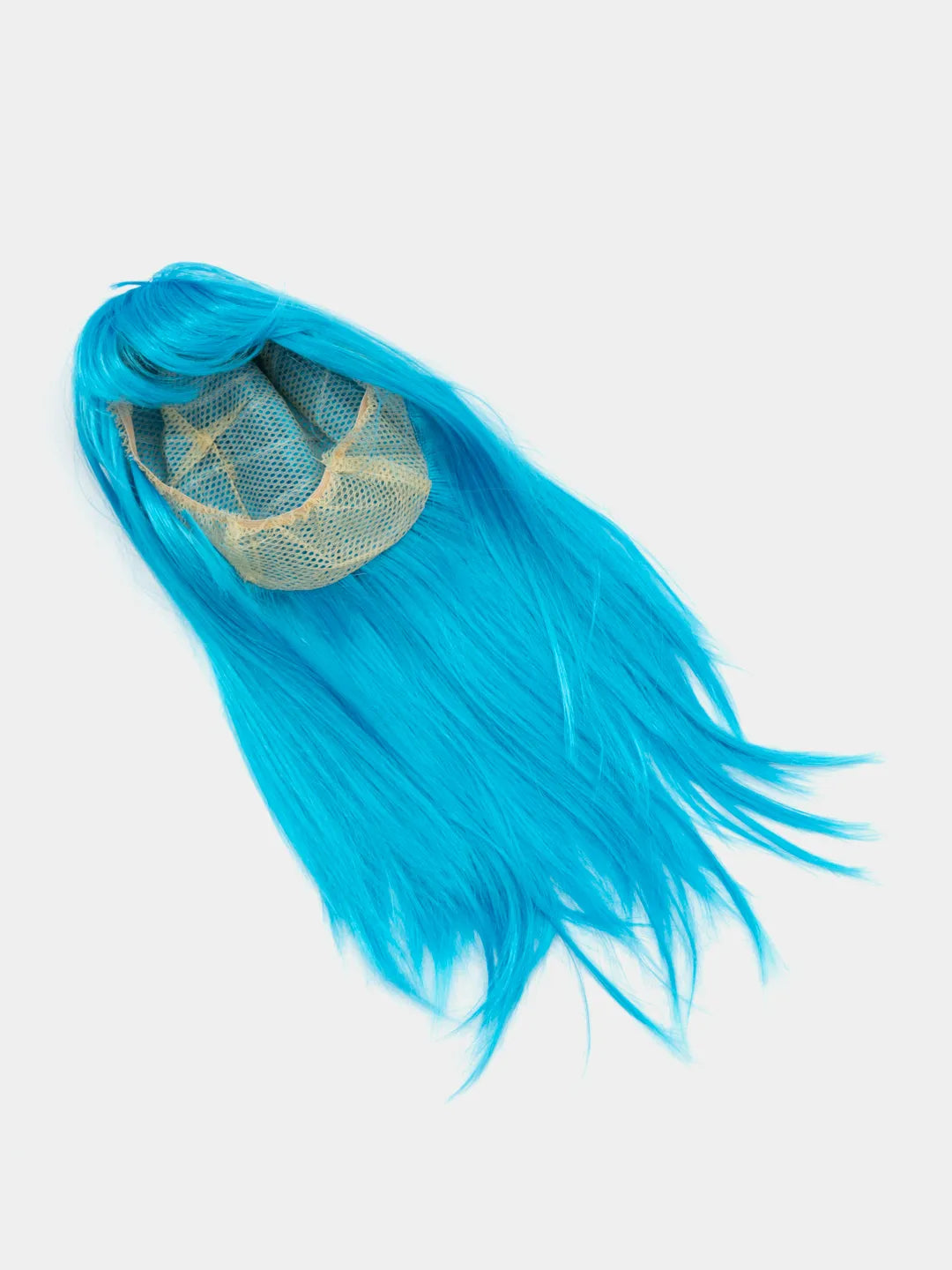 Light Blue Long Straight Party Wig (5347)