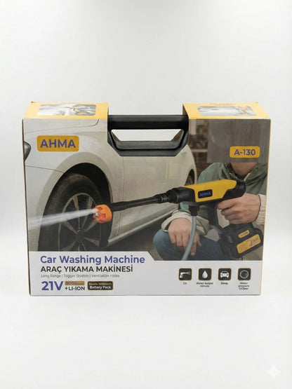 Akülü Basınçlı Araç Yıkama Makinesi | 21v Çift Batarya | 175 Psı Güç | 3.6l/dk Su Akışı A-130 (5347)