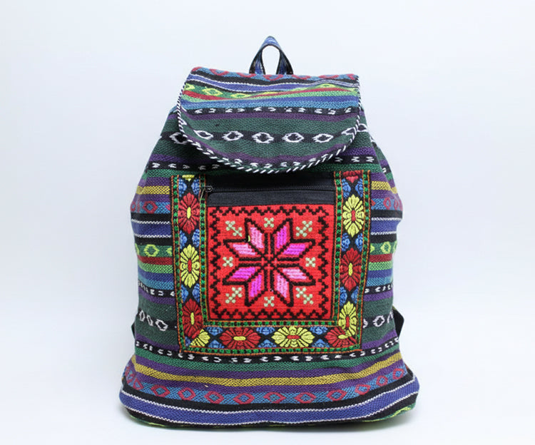 Kilim Patterned Backpack