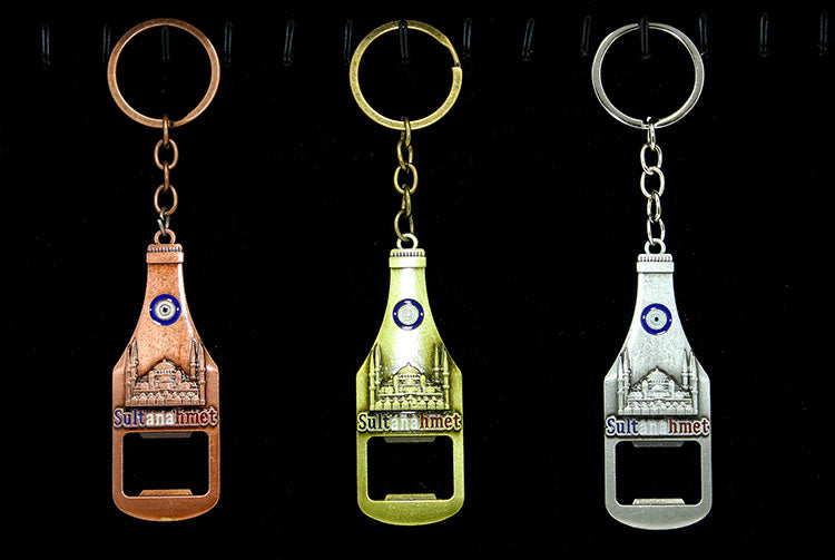 Metal Sultanahmet Keychain and Bottle Opener Model 1