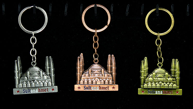 Metal Sultanahmet Keychain