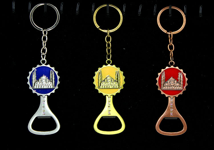 Metal Sultanahmet Keychain and Bottle Opener Model 2