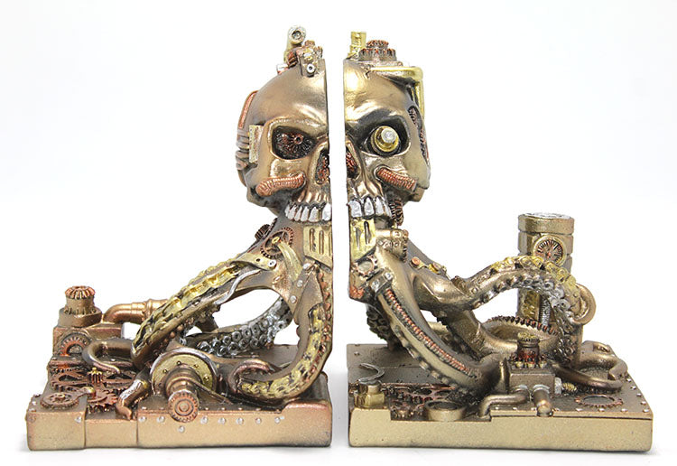 سدادة كتب بتصميم أخطبوط Steampunk من البوليستر