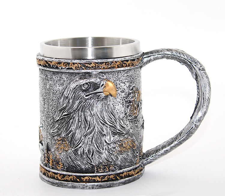 Stainless Steel Design Mug