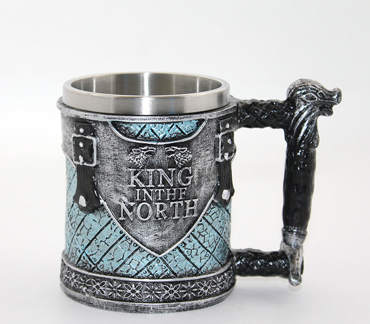 Stainless Steel Design Mug