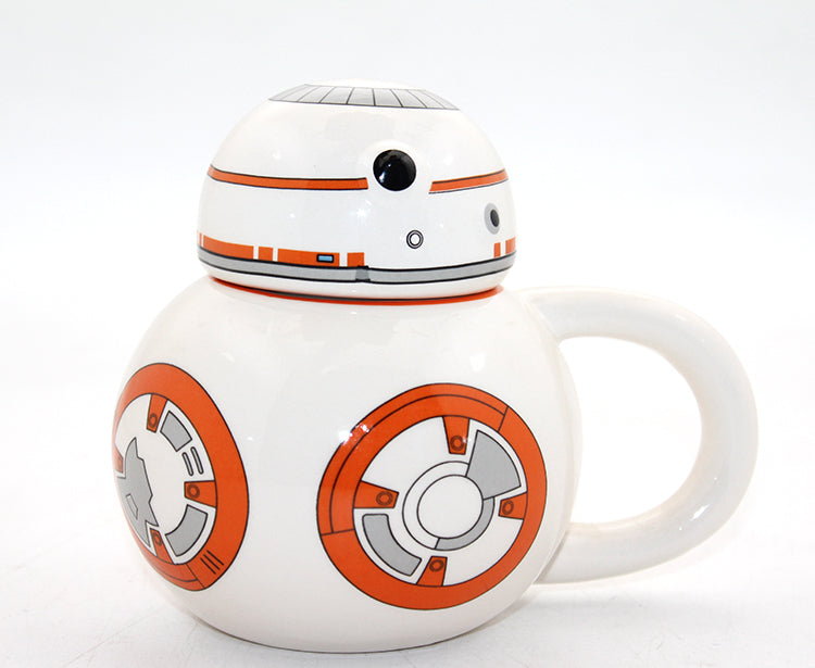 كوب خزفي ستار وورز بتصميم BB-8