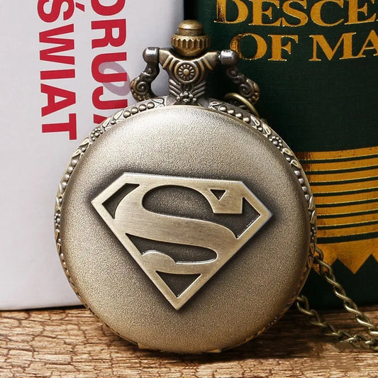 Superman-Themed Pocket Watch