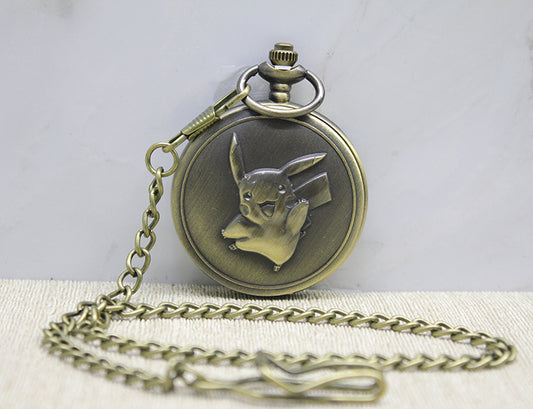Pikachu Design Pocket Watch