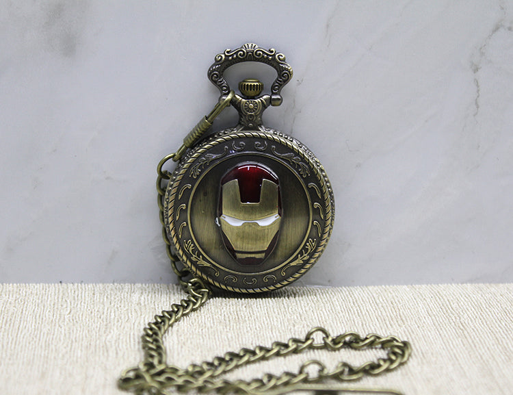 Iron Man Designed Pocket Watch