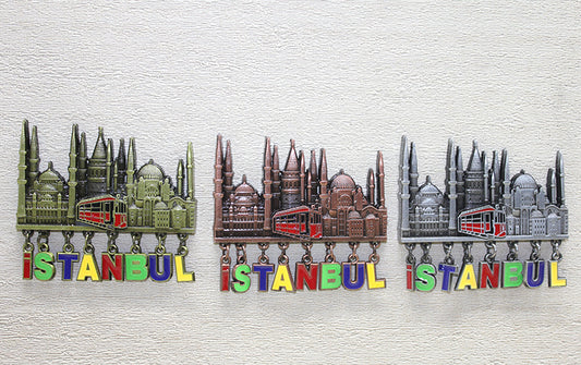 Sarkaçlı İstanbul Temalı Magnet - Model 3