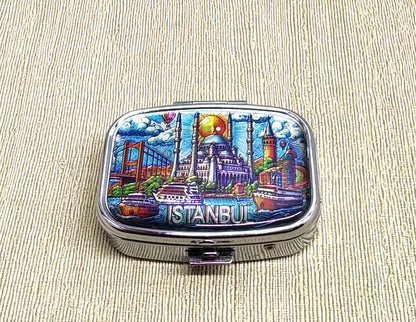 صندوق حبوب بطابع إسطنبول - موديل 11