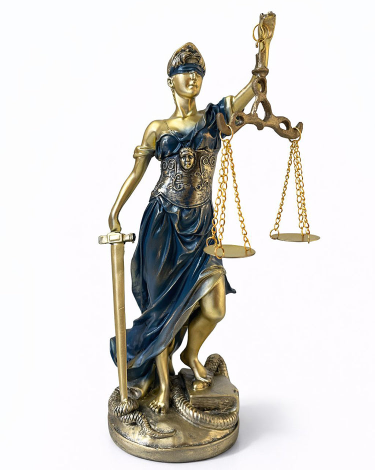 31x10 cm Polyester Justice Figurine