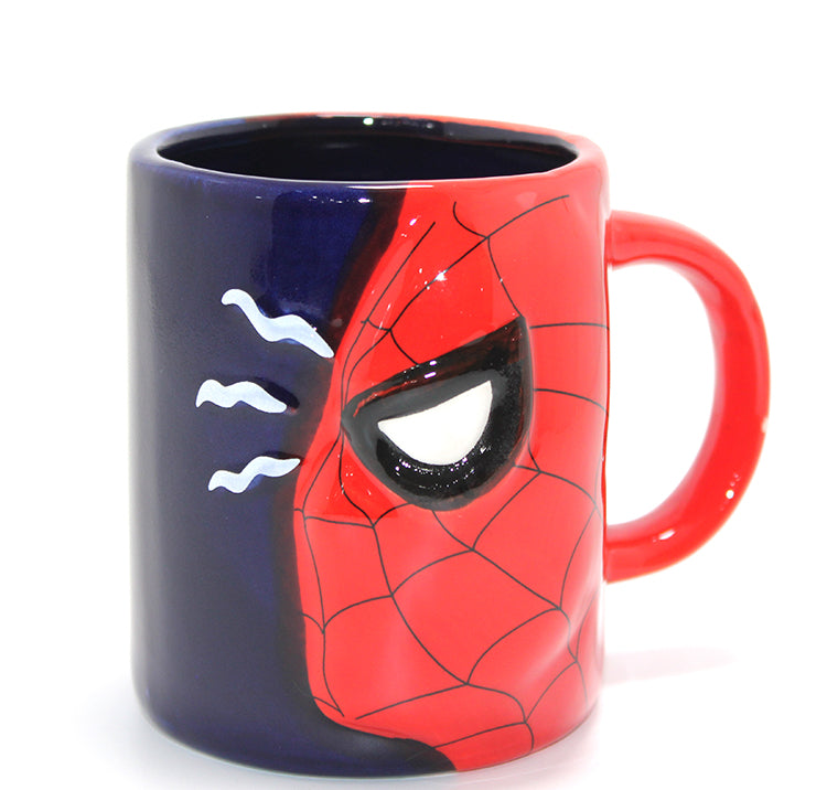 3D Spider-Man Design Porcelain Mug