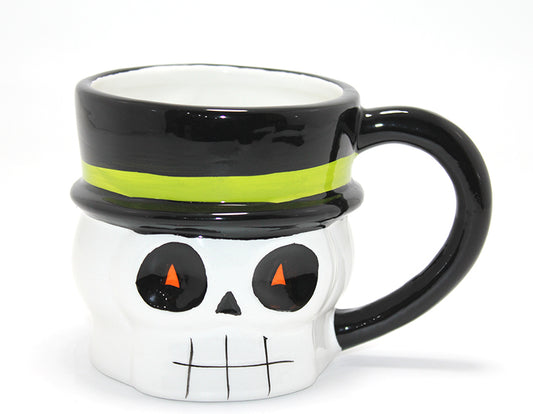 Gentleman Skeleton 3D Embossed Mug
