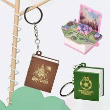 Book-Shaped 3D Keychain