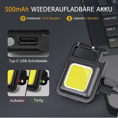مصباح يدوي بميدالية مفاتيح Cob Led (5347)