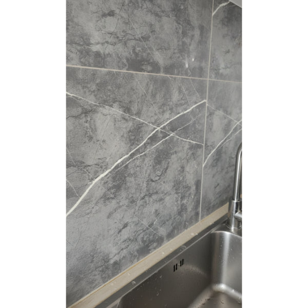 30x30 Anthracite Marble Pattern Wall Sticker