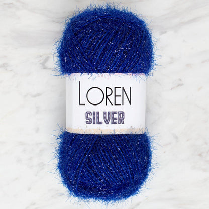 Loren Silver Sapphire Blue Hand Knitting Yarn - RS0004 - 34092