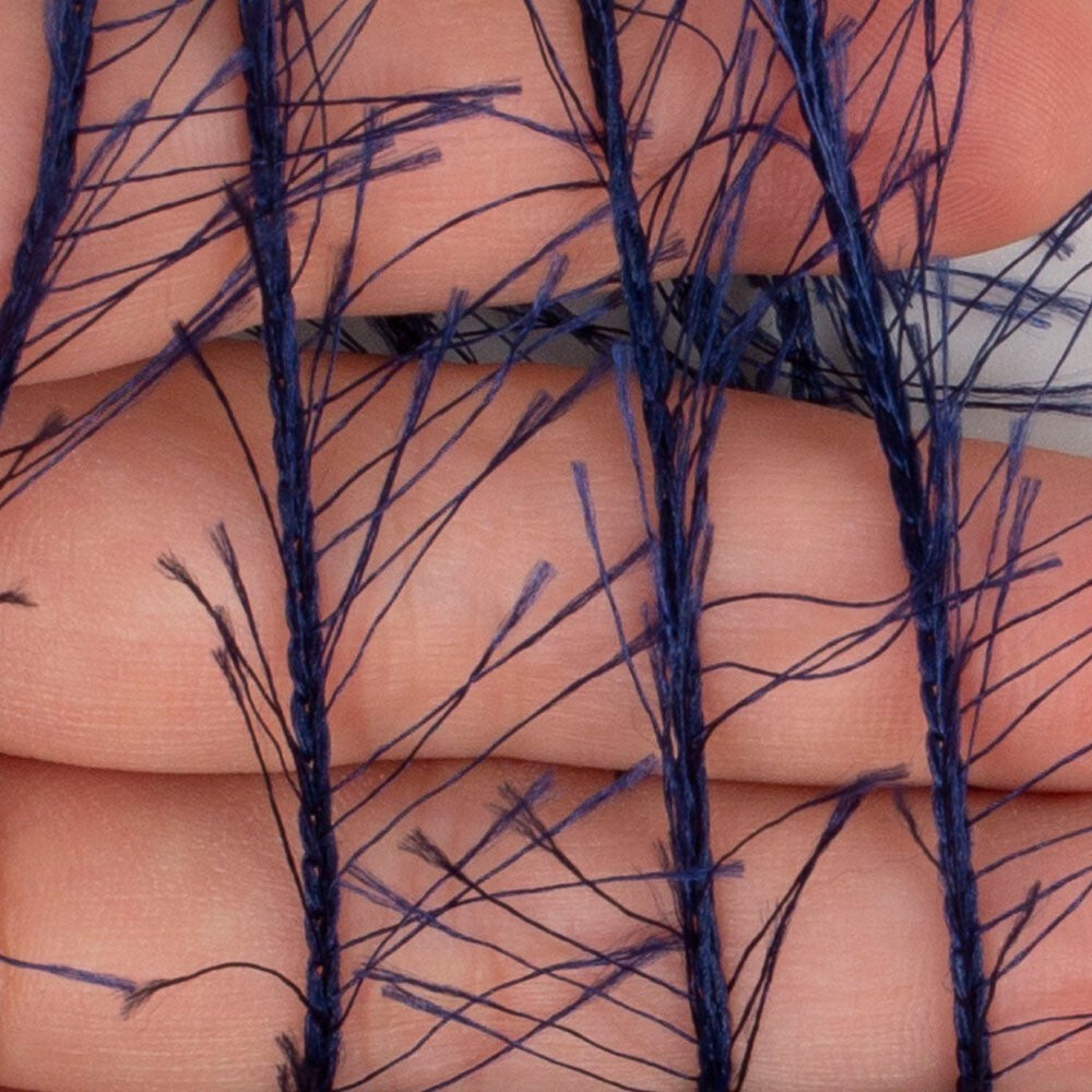 Loren Furry Dark Blue Hand Knitting Yarn - RF005 - 34044