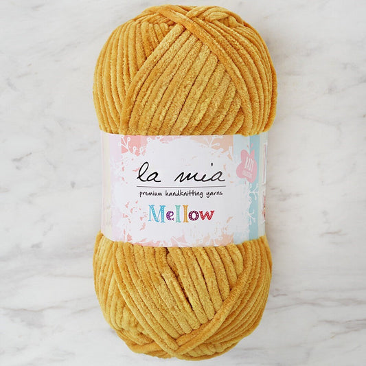 La Mia Mellow Koyu Sarı El Örgü İpi - 916 - 34162