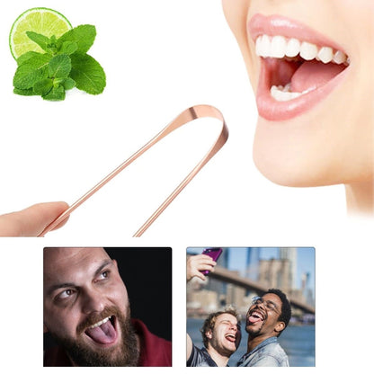 Starixa® Bakır Oil Pulling Yağ Çekme Dil Plak Temizleme Aleti Dil Fırçası Sıyırıcı Dil Kaşığı