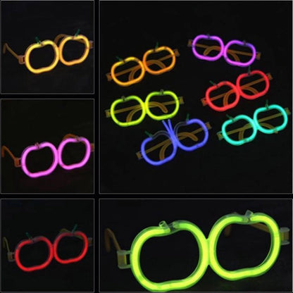 Mey İthalat® Glow  Elma Gözlük - Glow Partisi Gözlüğü - Glow  Gözlük 12 Adet