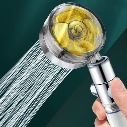 Starixa® Turbo Pervaneli ve Filtreli Su Tasarruflu 360 Derece Dönebilen Tazyikli Duş Başlığı