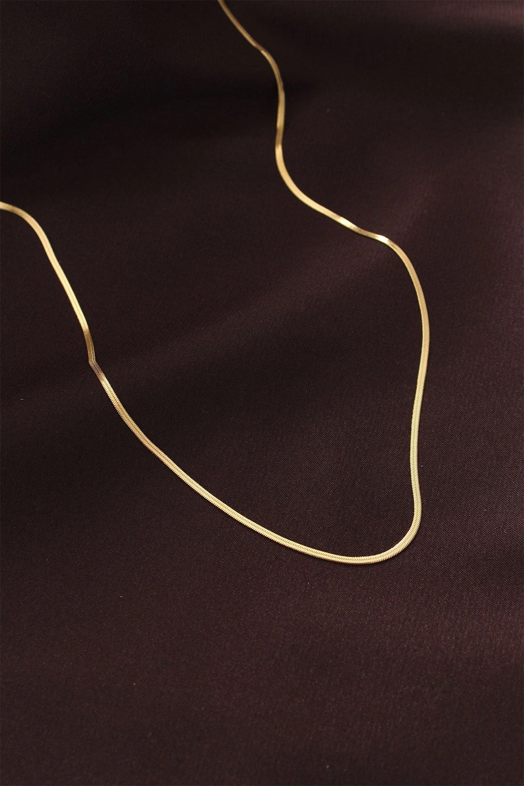 Mey İthalat® Çelik Gold Renk 60 cm İnce İtalyan Zincir Kolye
