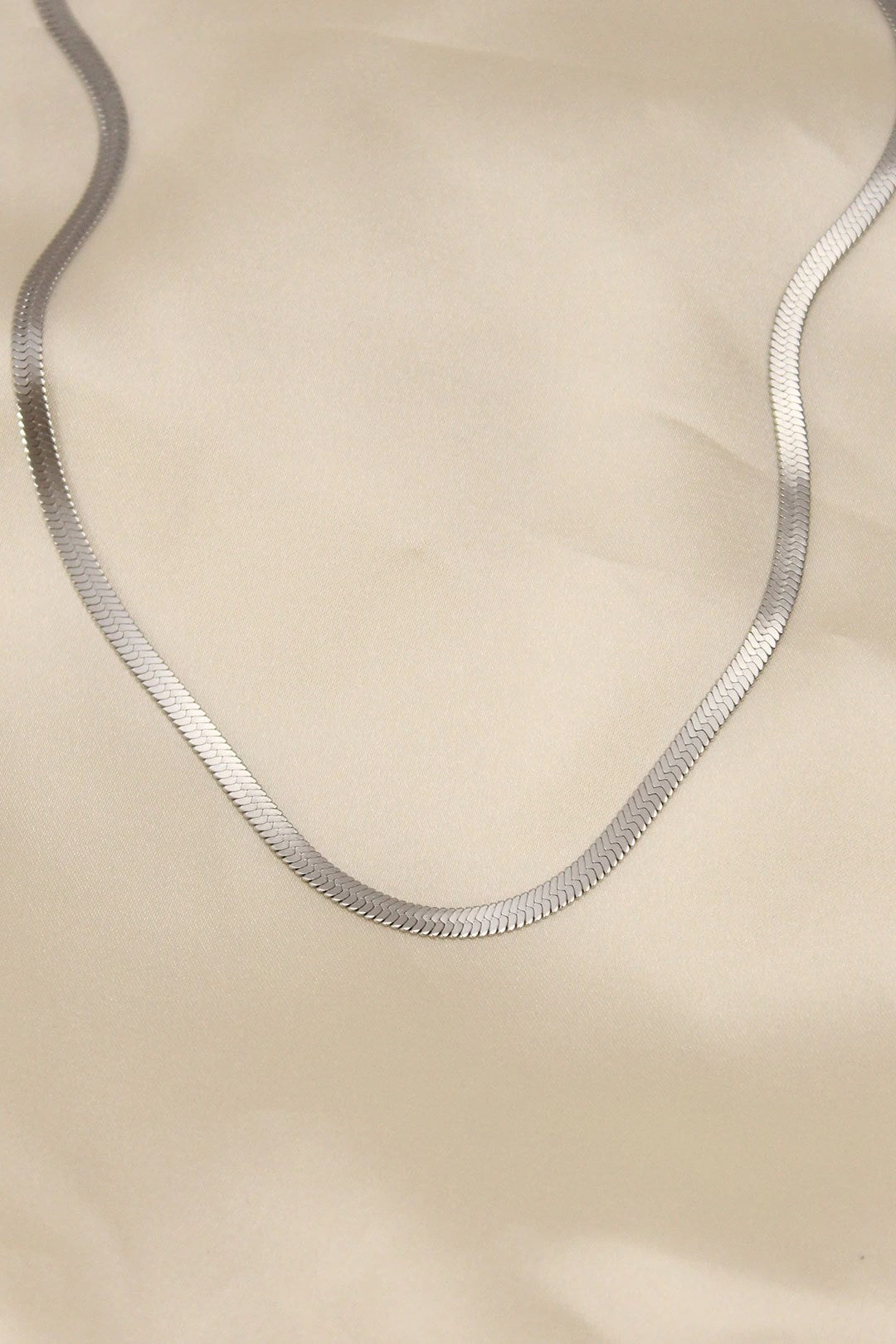 Mey İthalat® 316L Çelik Silver Renk 45 cm İtalyan Zincir Model Kadın Kolye
