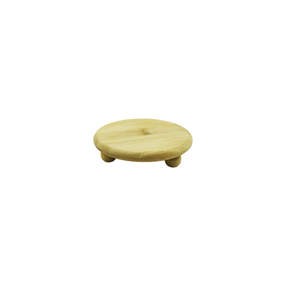 BAMBOO BAMBU SUNUM TABAK AYAKLI 11X11CM (5347)