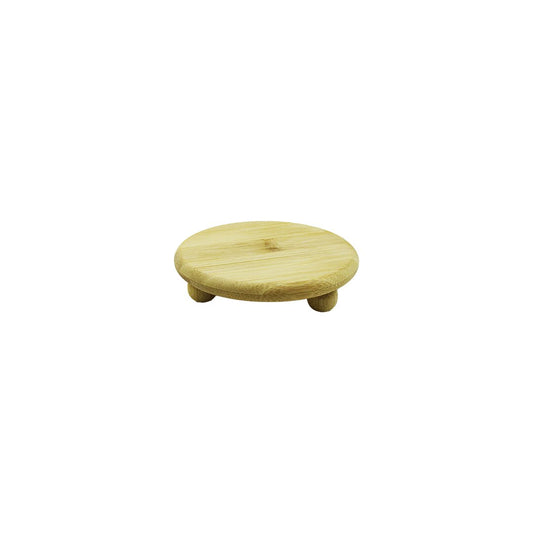 BAMBOO BAMBU SUNUM TABAK AYAKLI 11X11CM (5347)