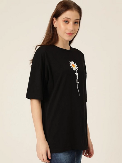 Printed Women's T-shirt - Black