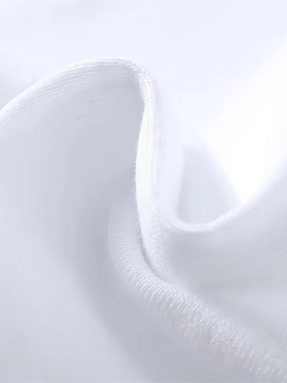 Printed Men's Oversized T-shirt, Graphic T-shirt Men's Summer Outdoor Clothing, Suitable for Sports and Daily Wear - White