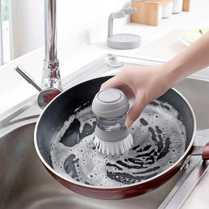 Starixa® Deterjan Hazneli Kolay Bulaşık Yıkama Fırçası Bulaşık Sünger