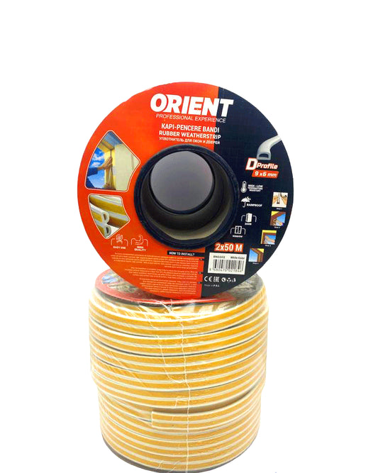BEYAZ 100MT2X50MTBOBİN FİTİL KAPI PENCERE BANT (5347)