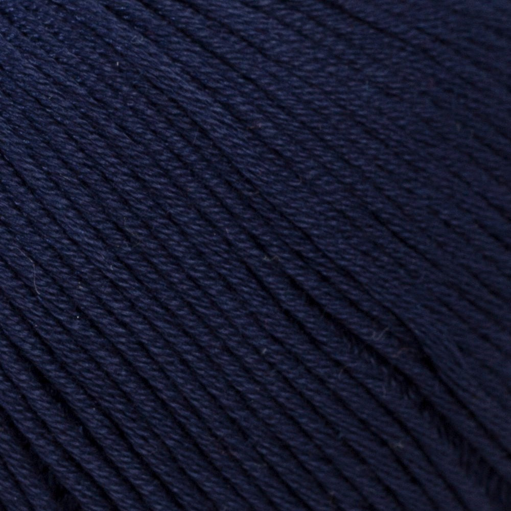 La Mia Mercerized Cotton Dark Blue Hand Knitting Yarn - 117 - 33590
