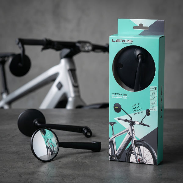 2 Pcs Round Handlebar Bike Mirror