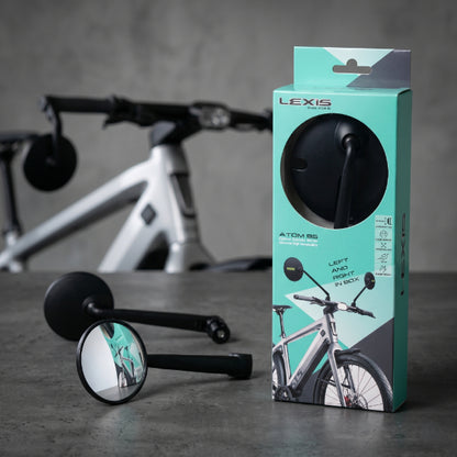 2 Pcs Round Handlebar Bike Mirror