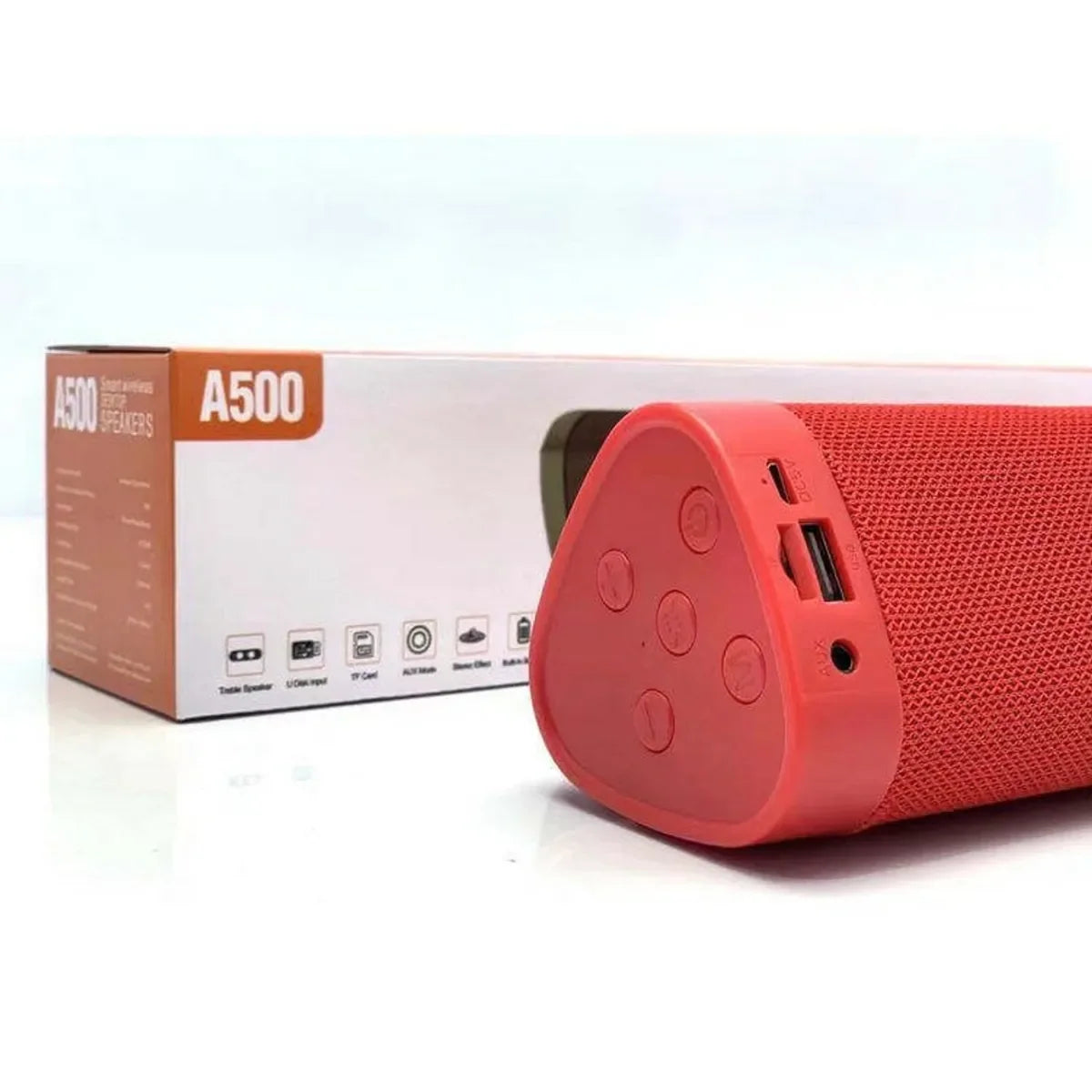 Bluetooth 5.0 Hoparlör Model A500 | Güçlü Bas ve Harika Sese Sahip Kablosuz Bluetooth Hoparlör (5347)