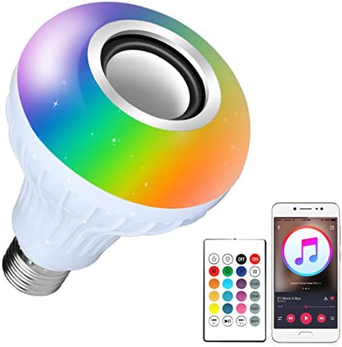 Bluetooth Hoparlör Akıllı Led Ampul Lamba (5347)