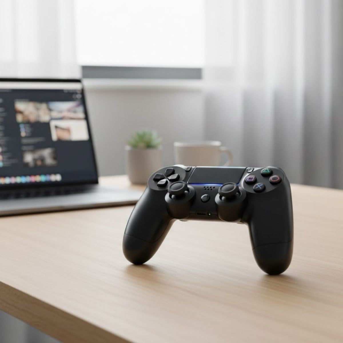 Bluetooth Kablosuz Gamepad - Ergonomik Tutuş, Hassas Analog Joystick, PC & Mobil Uyumlu Oyun Kolu (5347)