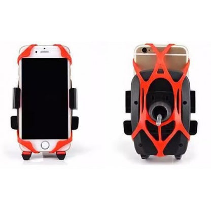 Bicycle Phone Holder with Silicone-Backed Stand