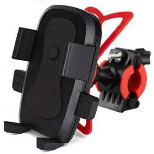 Bicycle Phone Holder with Silicone-Backed Stand