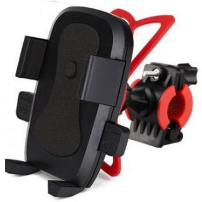 Bicycle Phone Holder with Silicone-Backed Stand