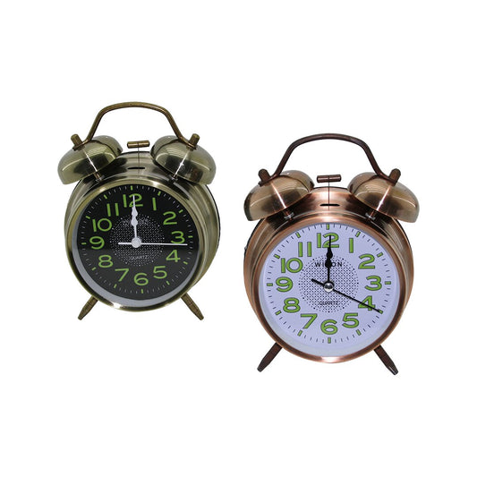 LARGE TABLE ALARM CLOCK LARGE LUMINOUS NUMBERS DIAMETER: 10CM (5347)