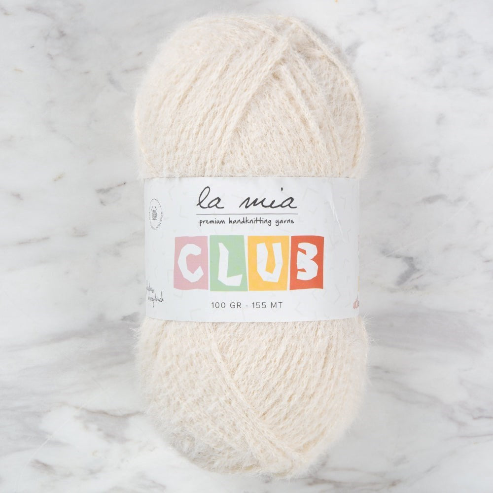 La Mia Club Cream Hand Knitting Yarn - 603