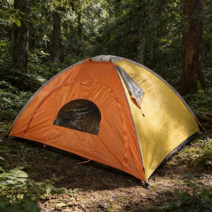 Starixa® 4 Kişilik Yarı Otomatik Kamp Çadırı - Suya Dayanıklı, Hızlı Kurulumlu Outdoor Aile Çadırı, Doğa, Kamp ve Piknik 200x200x135 cm