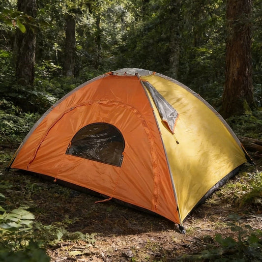 Starixa® 4 Kişilik Yarı Otomatik Kamp Çadırı - Suya Dayanıklı, Hızlı Kurulumlu Outdoor Aile Çadırı, Doğa, Kamp ve Piknik 200x200x135 cm