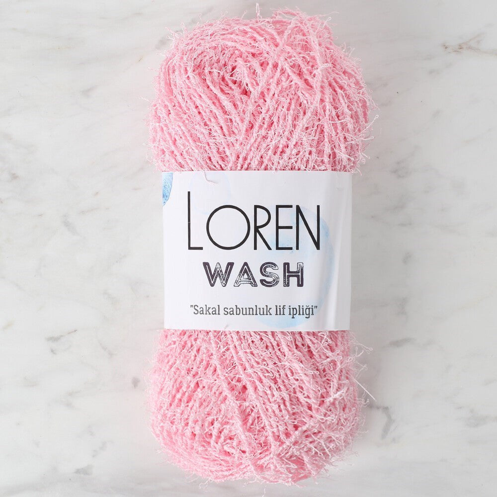 Loren Wash Baby Pink Hand Knitting Yarn - R094 - 34022