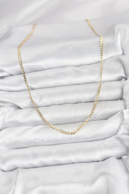 Mey İthalat® CM 14K Gold Renk Pirinç Zincir Model Kadın Kolye